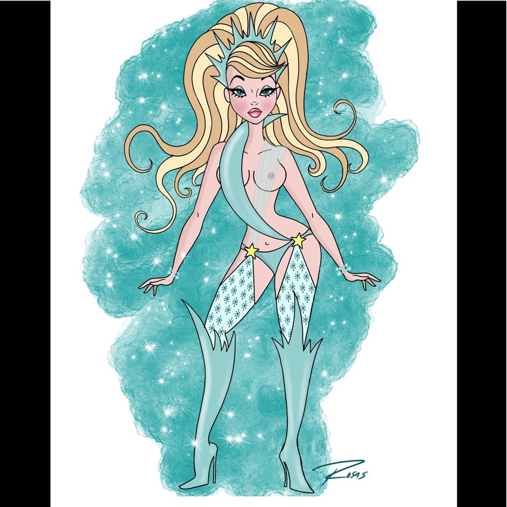 Moon Goddess Art Print